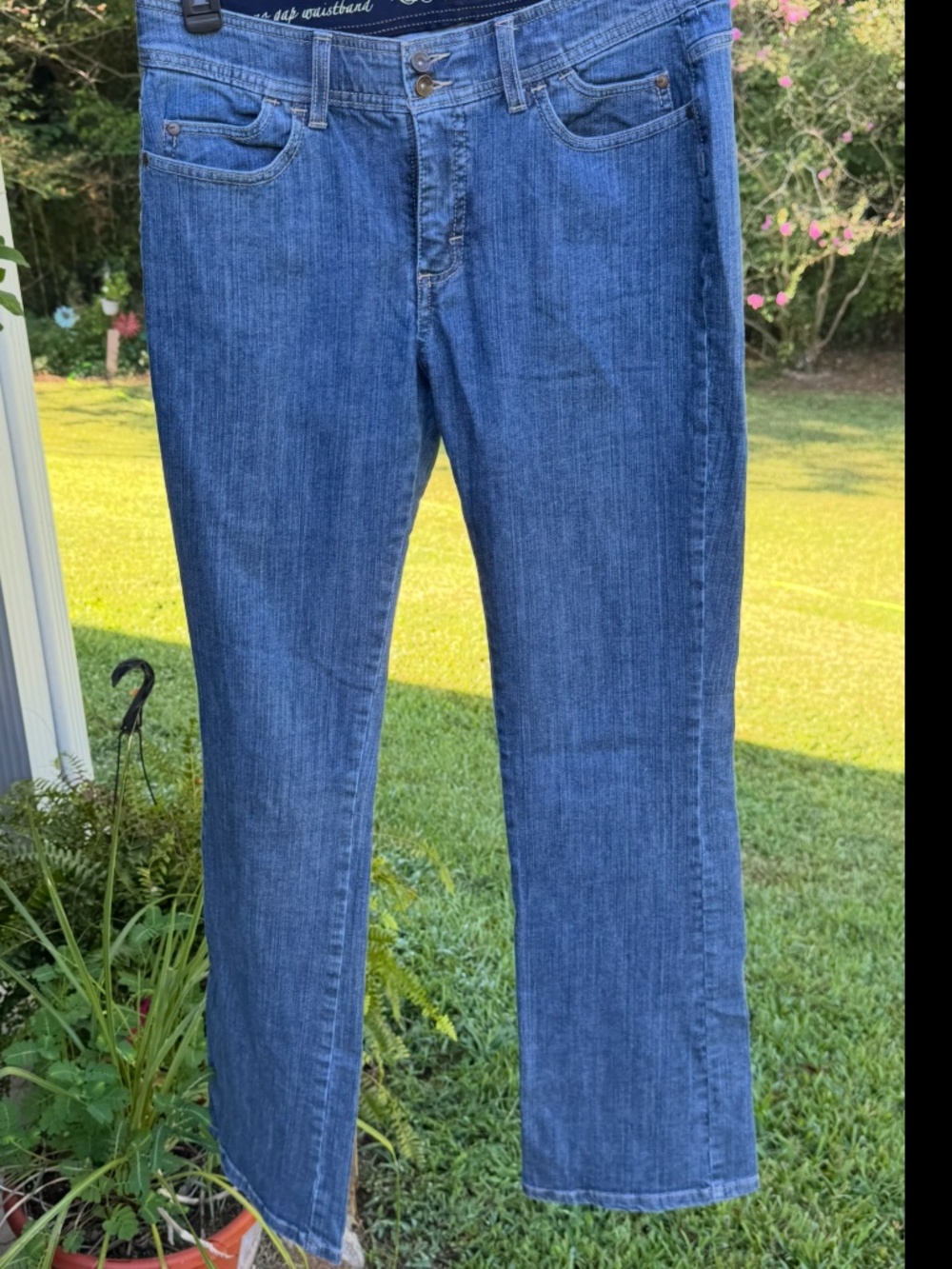 Y2K Lee Women’s Jeans in Medium Blue Wash - Size 12 Long - Picture 6 of 6